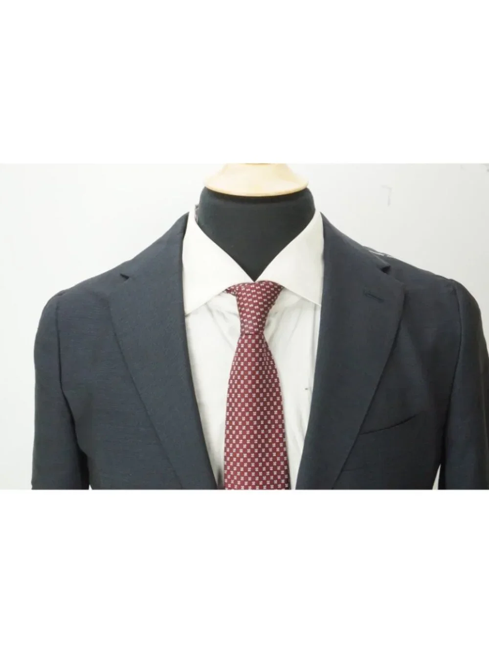 Sartoria Partenopea Blue 160s Wool 2 Pc Suit Jacket Pant 46EU 36 US NEW
